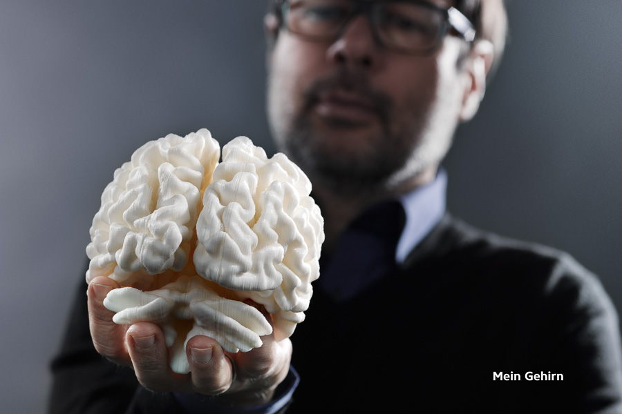 Adib Fricke, »Mein Gehirn« - 3D-Druck des eigenen Gehirns, bedeutungslabor.com
