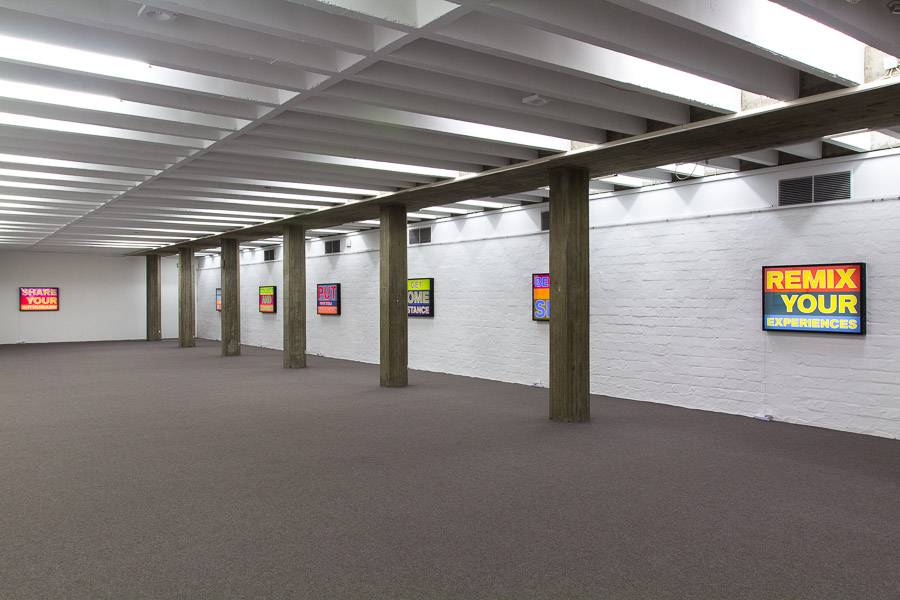 Blick in die Ausstellung im Kunstverein Ingolstadt